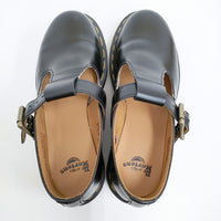 Dr.Martens POLLEY Tバーシューズ サイズUK3 22cm 定価25300円 14852001 シューズ・靴 ブラック レディース ドクターマーチン【中古】5-0710G♪