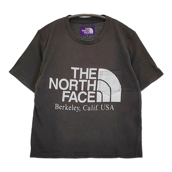 THE NORTH FACE PURPLE LABEL H/SロゴプリントTシャツ 定価8580円 NT3108N グレー レディース ザノースフェイスパープルレーベル【中古】5-0710S♪