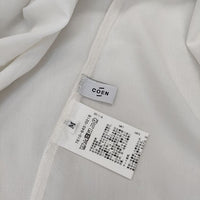 coen バックシャーリングボイルスキッパーブラウス ブラウス シャツ ホワイト レディース コーエン【中古】5-0924M∞