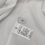 coen バックシャーリングボイルスキッパーブラウス ブラウス シャツ ホワイト レディース コーエン【中古】5-0924M∞
