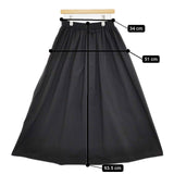 UNITED ARROWS & SONS by DAISUKE OBANA for WOMEN LT/DC SKIRT ロングスカート ブラック レディース ユナイテッドアローズサンズ【中古】5-0924M∞