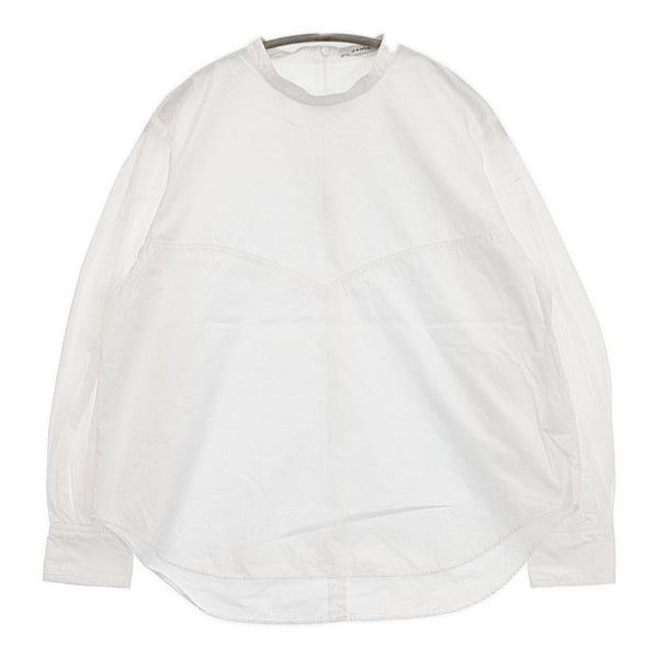 manon バルーンスリーブブラウス コットン ブラウス シャツ ホワイト レディース マノン【中古】5-0924M∞