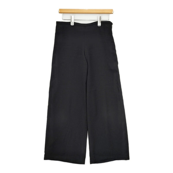agnes b. 00012089 ポリエステル パンツ ブラック レディース アニエスベー【中古】5-0822M△