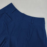 SI-HIRAI ワイドパンツ CHSS17-3514 コットン アシンメトリー キュロット ブルー レディース スーヒライ【中古】5-1204M∞