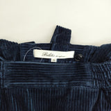 Bilitis dix-sept ans 2912-372 ジャンパースカート コーデュロイ サスペンダー サイズ36 コットン ロングスカート ネイビー レディース ビリティス ディ セッタン【中古】5-1111T△