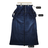 Bilitis dix-sept ans 2912-372 ジャンパースカート コーデュロイ サスペンダー サイズ36 コットン ロングスカート ネイビー レディース ビリティス ディ セッタン【中古】5-1111T△