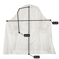CLANE ボリュームギャザーバルーントップス 11122-4202 ワンピース ホワイト レディース クラネ【中古】5-0824M∞