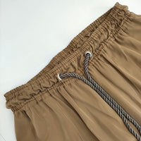 RIM.ARK 460ESS31-0280 Drawstring easy PT イージーパンツ サイズ38 パンツ ベージュ レディース リムアーク【中古】5-0822M△