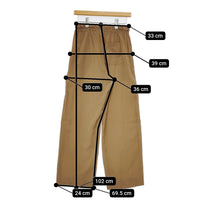 RIM.ARK 460ESS31-0280 Drawstring easy PT イージーパンツ サイズ38 パンツ ベージュ レディース リムアーク【中古】5-0822M△