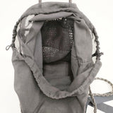 Bilitis dix-sept ans ペーパークロス Woven Bag Lサイズ かごバッグ ブラック レディース ビリティス ディ セッタン【中古】5-0809S◎
