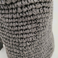 Bilitis dix-sept ans ペーパークロス Woven Bag Lサイズ かごバッグ ブラック レディース ビリティス ディ セッタン【中古】5-0809S◎