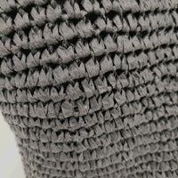 Bilitis dix-sept ans ペーパークロス Woven Bag Lサイズ かごバッグ ブラック レディース ビリティス ディ セッタン【中古】5-0809S◎
