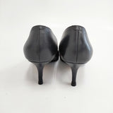 JIMMY CHOO レザー サイズ38.5 ハイヒール パンプス ブラック レディース ジミーチュウ【中古】5-0904G◎
