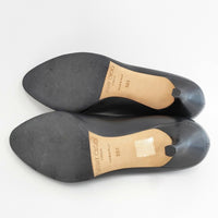 JIMMY CHOO レザー サイズ38.5 ハイヒール パンプス ブラック レディース ジミーチュウ【中古】5-0904G◎