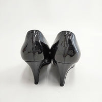 JIMMY CHOO エナメル サイズ38.5 パンプス ブラック レディース ジミーチュウ【中古】5-0904G◎