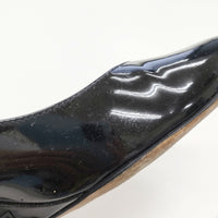 JIMMY CHOO エナメル サイズ38.5 パンプス ブラック レディース ジミーチュウ【中古】5-0904G◎