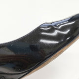 JIMMY CHOO エナメル サイズ38.5 パンプス ブラック レディース ジミーチュウ【中古】5-0904G◎