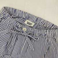 SLEEPY JONES パジャマパンツ ストライプ XS パンツ ホワイト ブルー レディース スリーピージョーンズ【中古】5-0924M∞