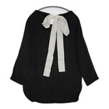 MARNI バックリボン CAMAU72A00TV285 サイズ40 ブラウス シャツ ブラック レディース マルニ【中古】5-0710M♪