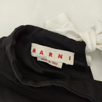 MARNI バックリボン CAMAU72A00TV285 サイズ40 ブラウス シャツ ブラック レディース マルニ【中古】5-0710M♪