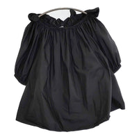 Stella McCartney シルク混 ギャザーブラウス サイズ34 ブラウス シャツ ブラック レディース ステラマッカートニー【中古】5-0718S♪