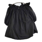 Stella McCartney シルク混 ギャザーブラウス サイズ34 ブラウス シャツ ブラック レディース ステラマッカートニー【中古】5-0718S♪