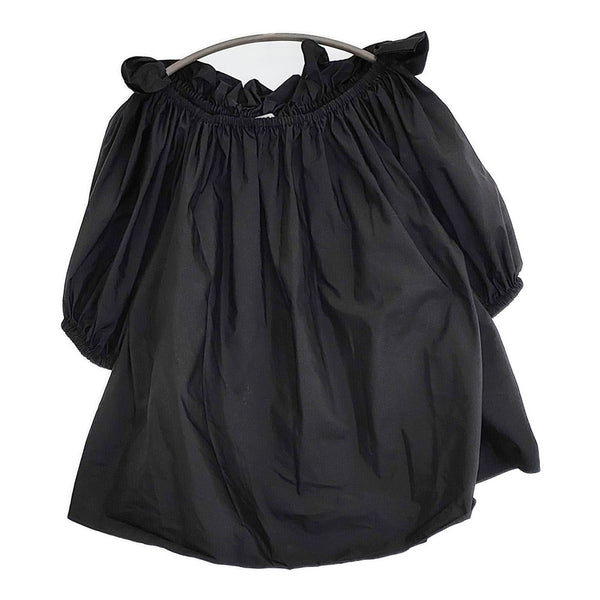 Stella McCartney シルク混 ギャザーブラウス サイズ34 ブラウス シャツ ブラック レディース ステラマッカートニー【中古】5-0718S♪
