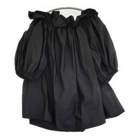 Stella McCartney シルク混 ギャザーブラウス サイズ34 ブラウス シャツ ブラック レディース ステラマッカートニー【中古】5-0718S♪