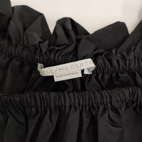 Stella McCartney シルク混 ギャザーブラウス サイズ34 ブラウス シャツ ブラック レディース ステラマッカートニー【中古】5-0718S♪