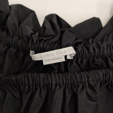 Stella McCartney シルク混 ギャザーブラウス サイズ34 ブラウス シャツ ブラック レディース ステラマッカートニー【中古】5-0718S♪