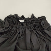 Stella McCartney シルク混 ギャザーブラウス サイズ34 ブラウス シャツ ブラック レディース ステラマッカートニー【中古】5-0718S♪