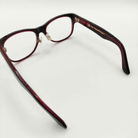 Oliver Goldsmith CAT 55□17-132 度なし メガネ ブラック レッド クリア レディース オリバー ゴールドスミス【中古】5-0813G∞