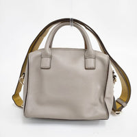Anya Hindmarch カーカー スモール 2way ミニバッグ ショルダーバッグ グレージュ レディース アニヤ・ハインドマーチ【中古】5-0918G∞