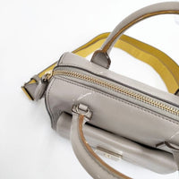 Anya Hindmarch カーカー スモール 2way ミニバッグ ショルダーバッグ グレージュ レディース アニヤ・ハインドマーチ【中古】5-0918G∞