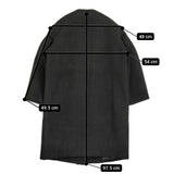 MUVEIL メルトンノーカラーコート MW73FC001 サイズ36 定価63800円 コート ブラック レディース ミュベール【中古】5-1103A♪