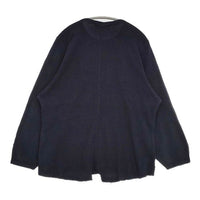AMERICANA ワッフル サーマル 長袖Ｔシャツ カットソー ロンＴ ネイビー レディース アメリカーナ【中古】5-0924M∞