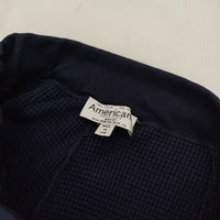 AMERICANA ワッフル サーマル パンツ ネイビー レディース アメリカーナ【中古】5-0924G∞