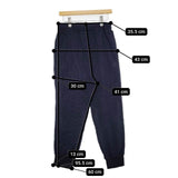 AMERICANA ワッフル サーマル パンツ ネイビー レディース アメリカーナ【中古】5-0924G∞