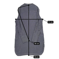 EQUIPMENT FEMME ストライプ シルク シャツワンピース ワンピース ネイビー ホワイト レディース エキプモン【中古】5-0822M△