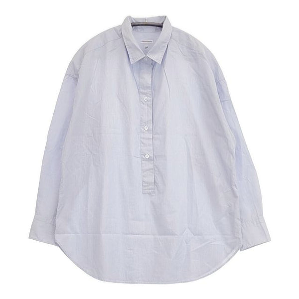 DRESSTERIOR ストライプ プルオーバー コットン ブラウス シャツ ブルー レディース ドレステリア【中古】5-0924M∞