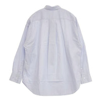 DRESSTERIOR ストライプ プルオーバー コットン ブラウス シャツ ブルー レディース ドレステリア【中古】5-0924M∞