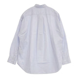 DRESSTERIOR ストライプ プルオーバー コットン ブラウス シャツ ブルー レディース ドレステリア【中古】5-0924M∞
