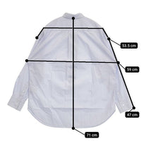 DRESSTERIOR ストライプ プルオーバー コットン ブラウス シャツ ブルー レディース ドレステリア【中古】5-0924M∞