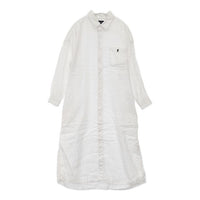 GYMPHLEX FLANDERS LINEN フランダースリネン ワンピース ホワイト レディース ジムフレックス【中古】5-0824M∞