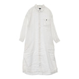 GYMPHLEX FLANDERS LINEN フランダースリネン ワンピース ホワイト レディース ジムフレックス【中古】5-0824M∞