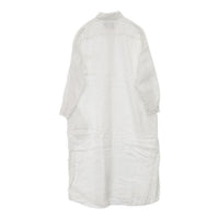 GYMPHLEX FLANDERS LINEN フランダースリネン ワンピース ホワイト レディース ジムフレックス【中古】5-0824M∞