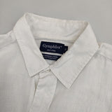 GYMPHLEX FLANDERS LINEN フランダースリネン ワンピース ホワイト レディース ジムフレックス【中古】5-0824M∞