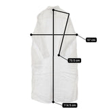 GYMPHLEX FLANDERS LINEN フランダースリネン ワンピース ホワイト レディース ジムフレックス【中古】5-0824M∞