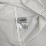 STAMP AND DIARY バックプリーツ ブラウス シャツ ホワイト レディース スタンプ アンド ダイアリー【中古】5-0824M∞