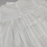 STAMP AND DIARY バックプリーツ ブラウス シャツ ホワイト レディース スタンプ アンド ダイアリー【中古】5-0824M∞